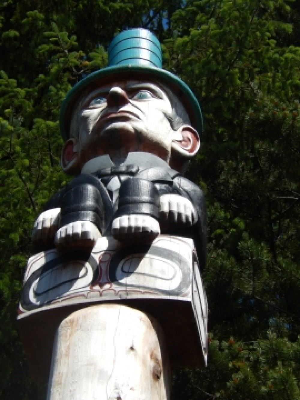 Abe Lincoln on Totem Pole