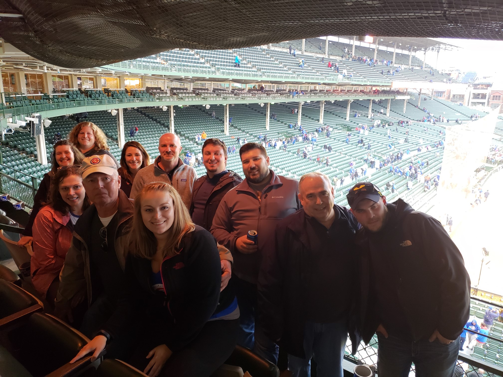 L Squared Family at Cubs Game May 12, 2018