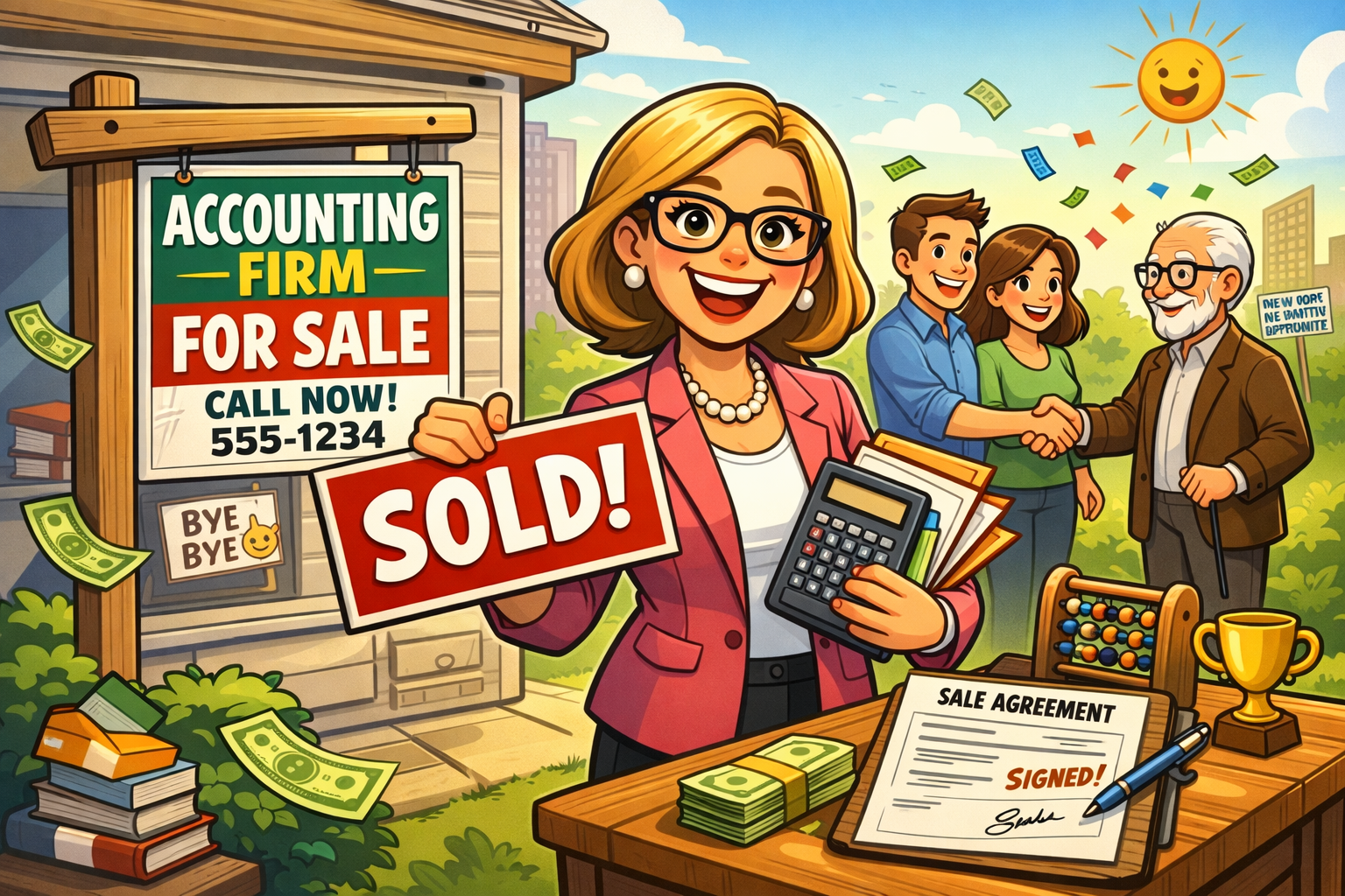 Accountant Selling Her Practice and it is sold