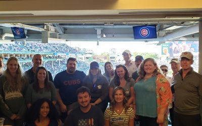 L Squared with Aon at August 24, 2019 Cubs Game