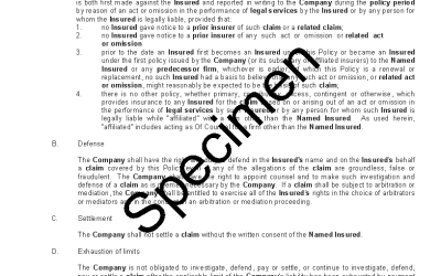 Attorney Malpractice Insurance Retirement Tail – CNA