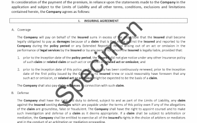 Wesco Insurance Attorney Malpractice Policy – Disciplinary Coverage