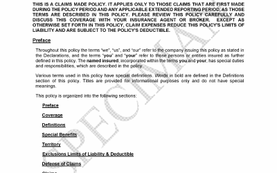 Attorney Malpractice Insurance Retirement Tail – AIG