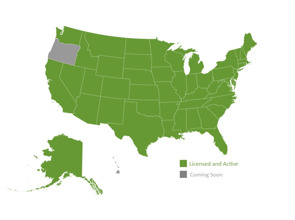 L Squared Insurance Coverage Map