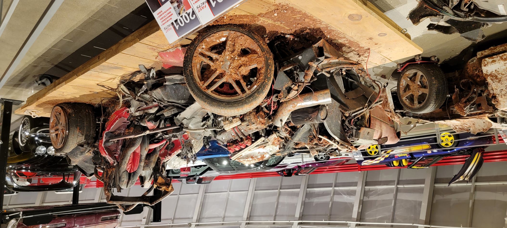 mangled car