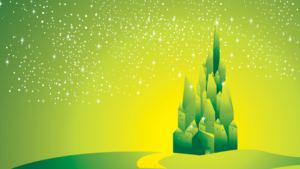 Yellow Brick Road leading to Castle