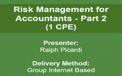 CPE Webinar for Accountants – Risk Management for Accountants