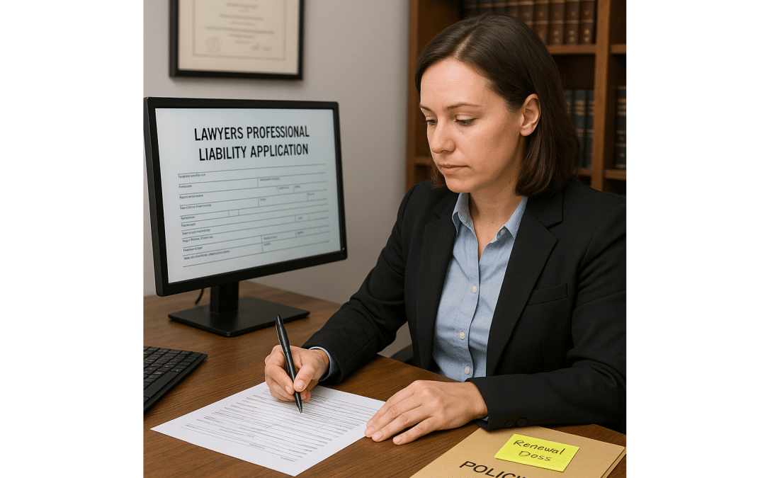 Completing the Lawyers Professional Liability Application