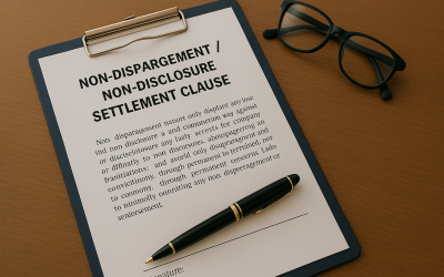 Westfield Specialty – Tip of the Month – Non-Disparagement and Non-Disclosure Clauses in Settlement Agreements – June 2025