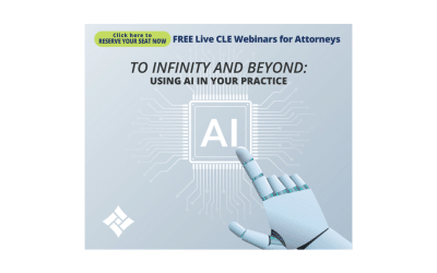 Free CLE Webinar for Attorneys Oct 22 1PM ET – Using AI in Your Practice