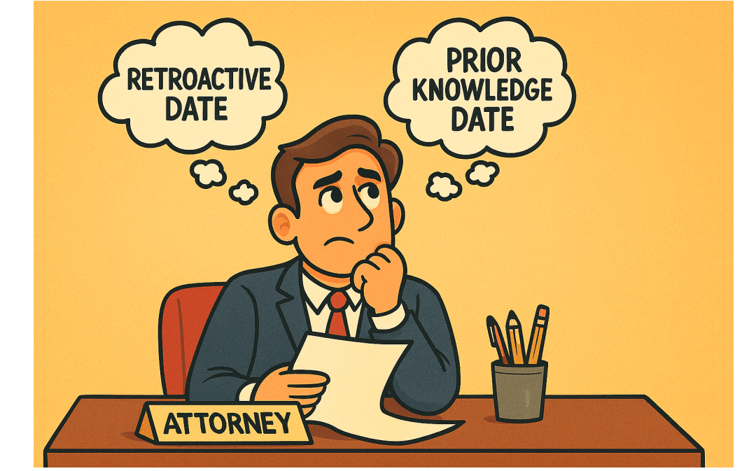 Attorney Malpractice Insurance Retroactive Date vs Prior Knowledge Date