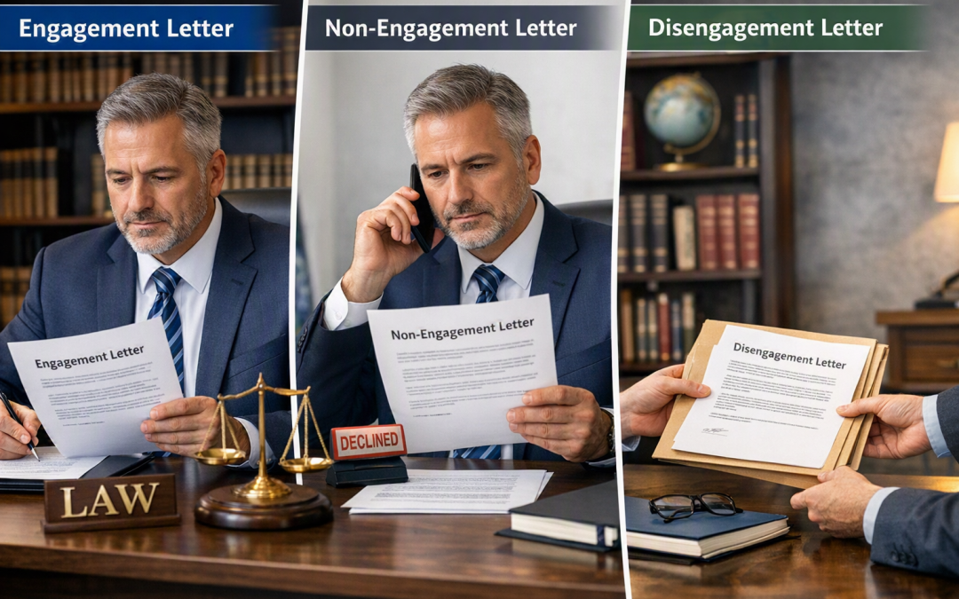 Using Engagement, Disengagement, and Non Engagement Letters in a Law Practice