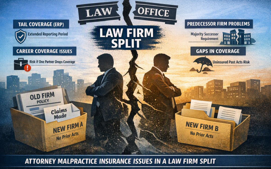 Legal Malpractice Claims-Made Coverage Issues When a Two-Person Law Firm Splits