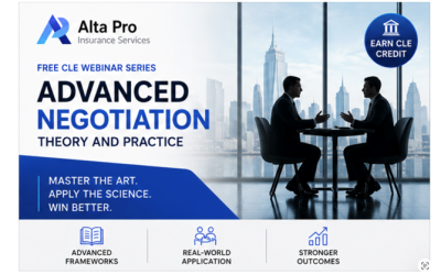 Free CLE Webinar for Lawyers – How to Prepare for Any Negotiation 8/19 1PM ET