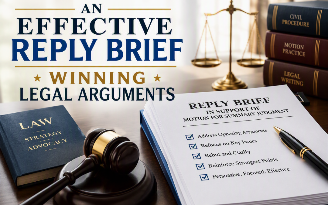How to Write an Effective Reply Brief: Tips for Winning Legal Arguments