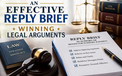 How to Write an Effective Reply Brief: Tips for Winning Legal Arguments