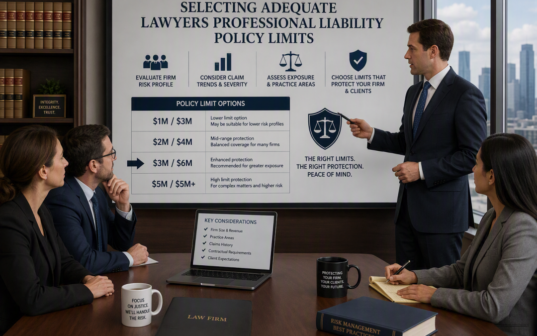 What Lawyers Professional Liability Insurance Limits Should Your Firm Carry?