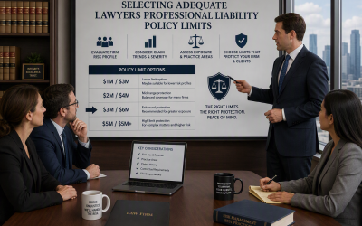 What Lawyers Professional Liability Insurance Limits Should Your Firm Carry?