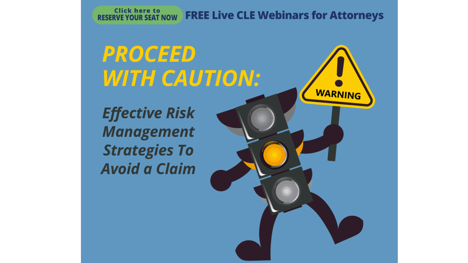 In this informative webinar, speakers, Matthew Marrone, Esq., and Seth Laver, Esq., Partners of Goldberg Segalla LLP, examine the latest statistics and trends in legal malpractice defense. Through examining the nuances of recent professional malpractice claims they have defended, they will offer guidance concerning how you can guard against such claims in your practice. Our speakers will provide practical tips to effectively limit your malpractice exposure. Learn how to avoid ethical pitfalls through real-world examples and acquire the tools you need to effectively advocate for your clients and avoid potentially costly malpractice claims.