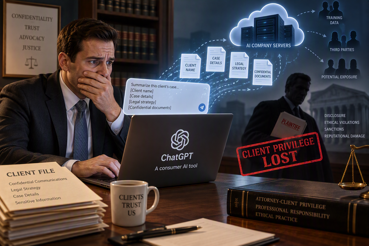 Attorney using consumer AI loses attorney-client privilege