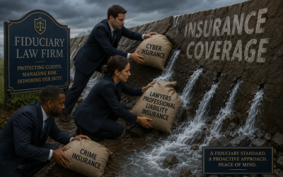 Why Law Firms with Trust and Fiduciary Departments Need Professional Liability, Cyber Insurance, and Crime Insurance