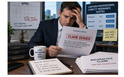 No Grace Period for Lawyers Professional Liability Insurance